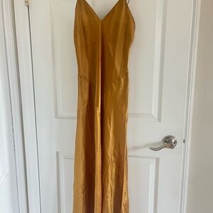 Vintage Victoria’s Secret Gold Women's Dress